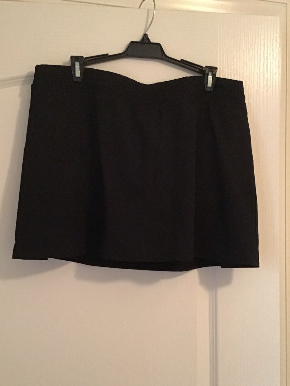 Lands' End Black Swim Skirt 16